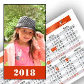 Kalendáříky 2018, rok dole (balíček 10 ks)