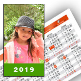 Kalendáříky 2019, rok dole (balíček 10 ks)