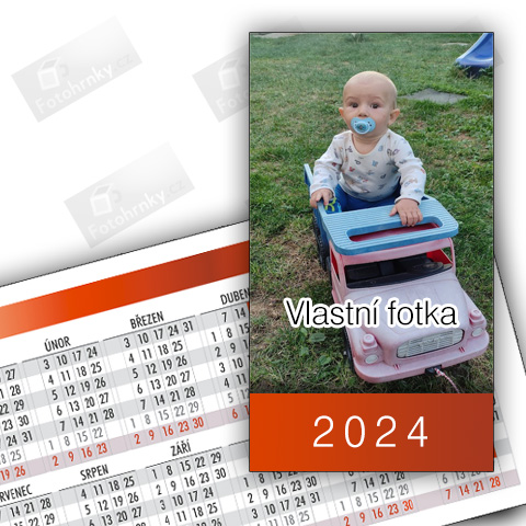 Kalendáříky 2024, rok dole (balíček 10 ks)