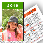Kalendáříky 2019, rok nahoře (balíček 10 ks)