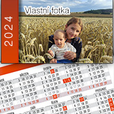 Kalendáříky 2024, rok vlevo (balíček 10 ks)
