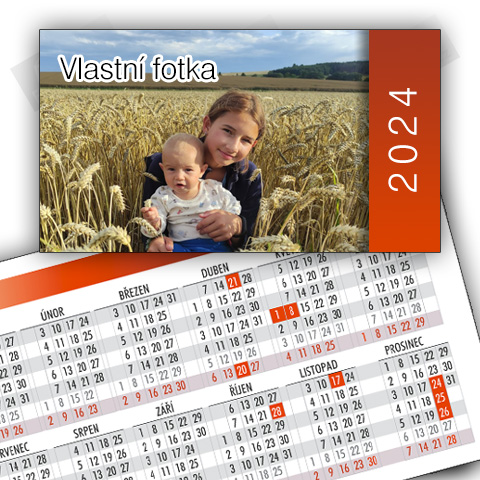Kalendáříky 2024, rok vpravo (balíček 10 ks)