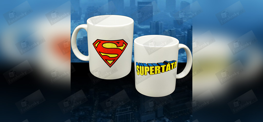 Logo Superman s textem Supertáta