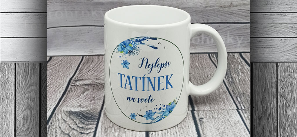 Nejlepší tatínek v květinovém kolečku